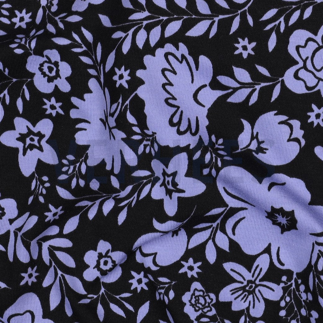 Jersey Druck "Blütenmuster"