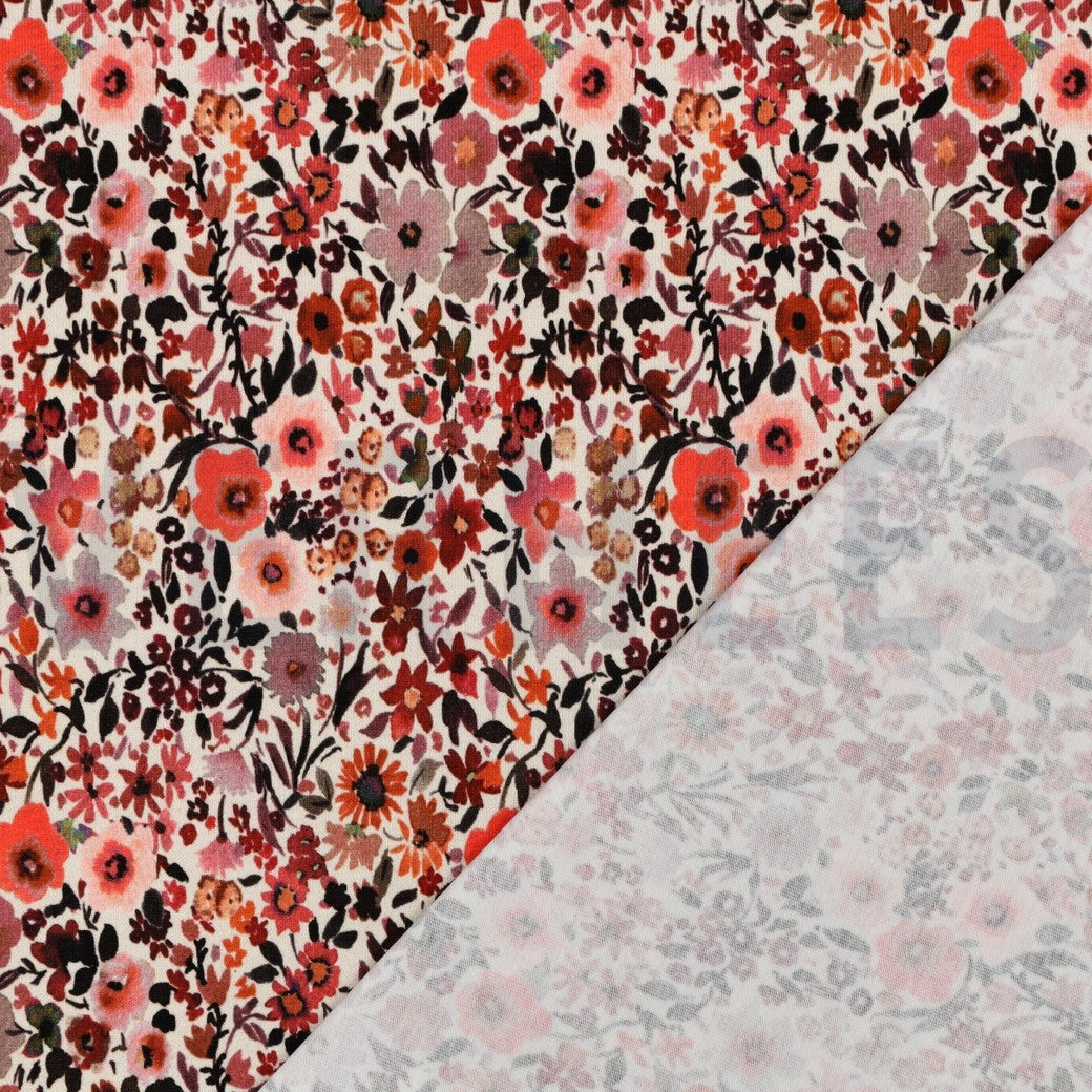 Bio- Jersey Druck "Blumen"