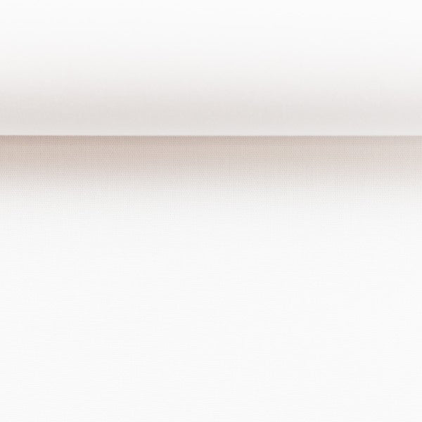 Baumwolle, Webware, "Heide", weiß