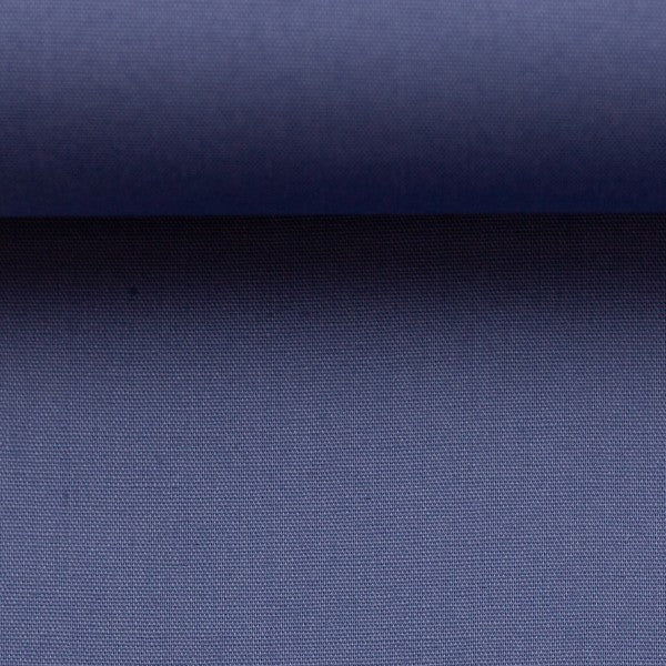 Baumwolle, Webware, "Heide", rauchblau
