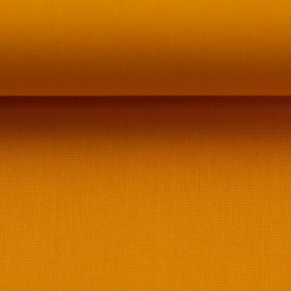 Baumwolle, Webware, "Heide", ocker/ orange