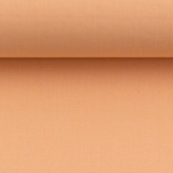 Baumwolle, Webware, "Heide", apricot