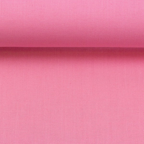 Baumwolle, Webware, "Heide", rosa