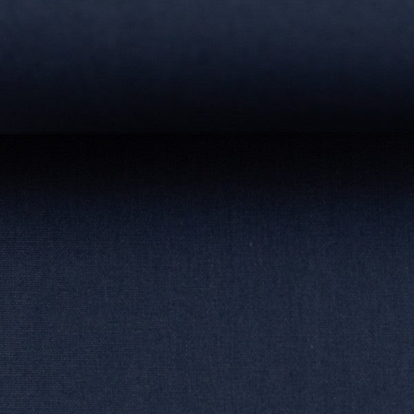 Baumwolle, Webware, "Heide", dunkelblau