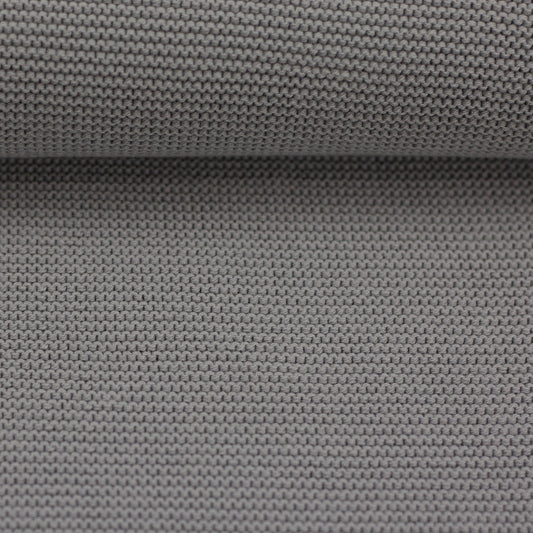 Baumwollstrick - Ella- hellgrau