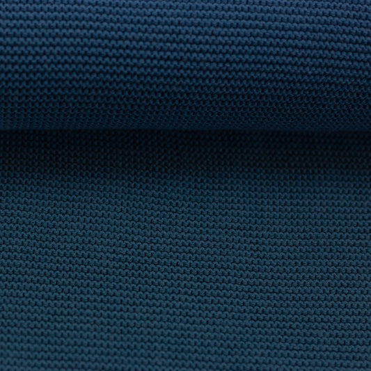 Baumwollstrick - Ella- jeansblau
