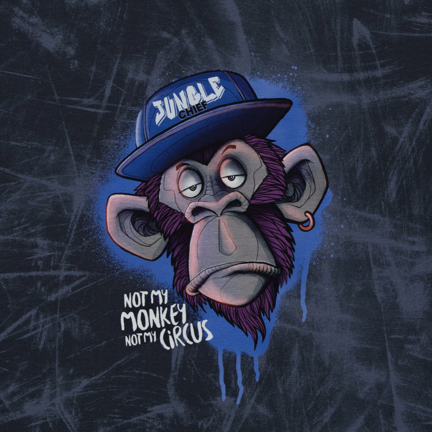 Baumwolljersey Panel – Urban Monkey by Thorsten Berger