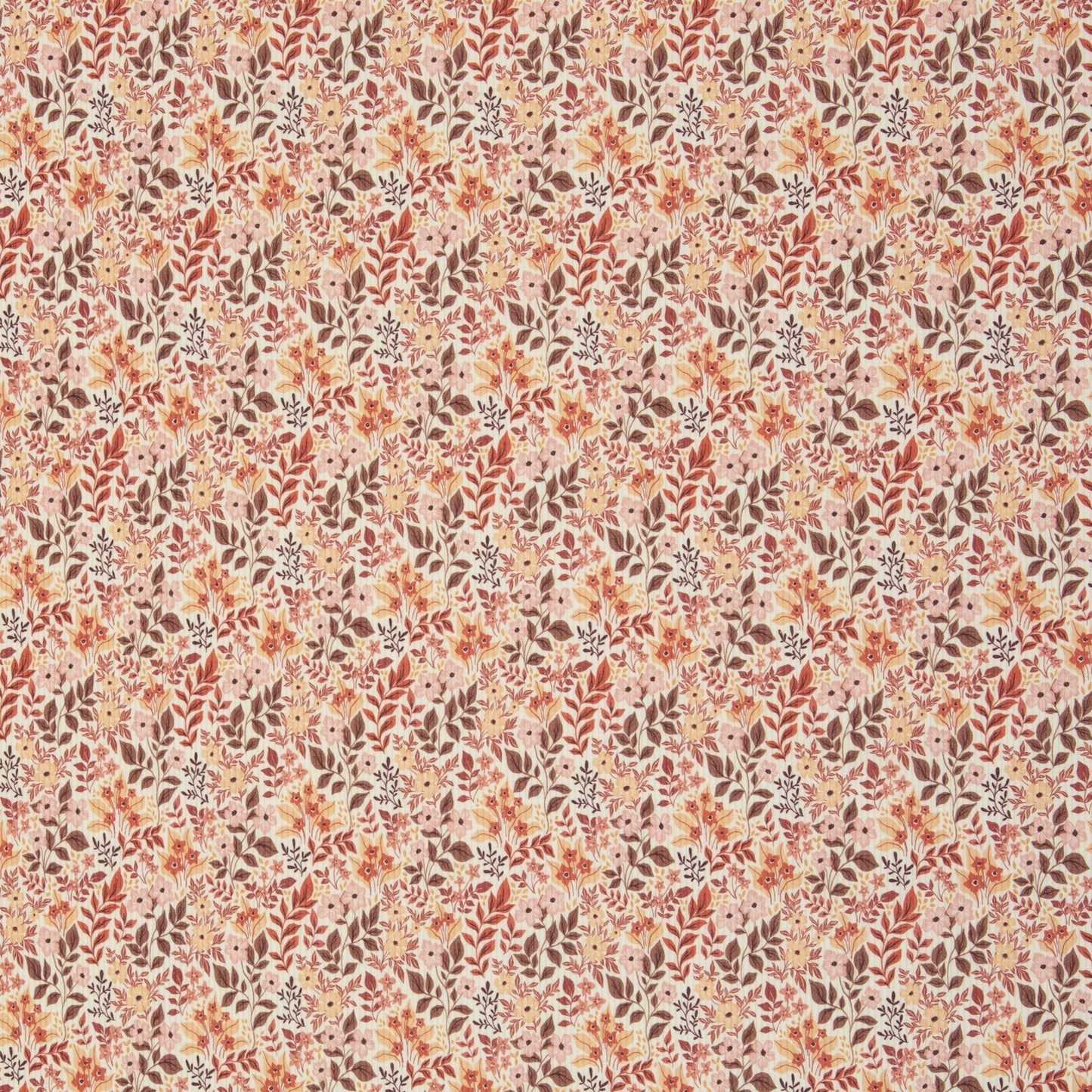 Ripp- Jersey Druck "Blumen"