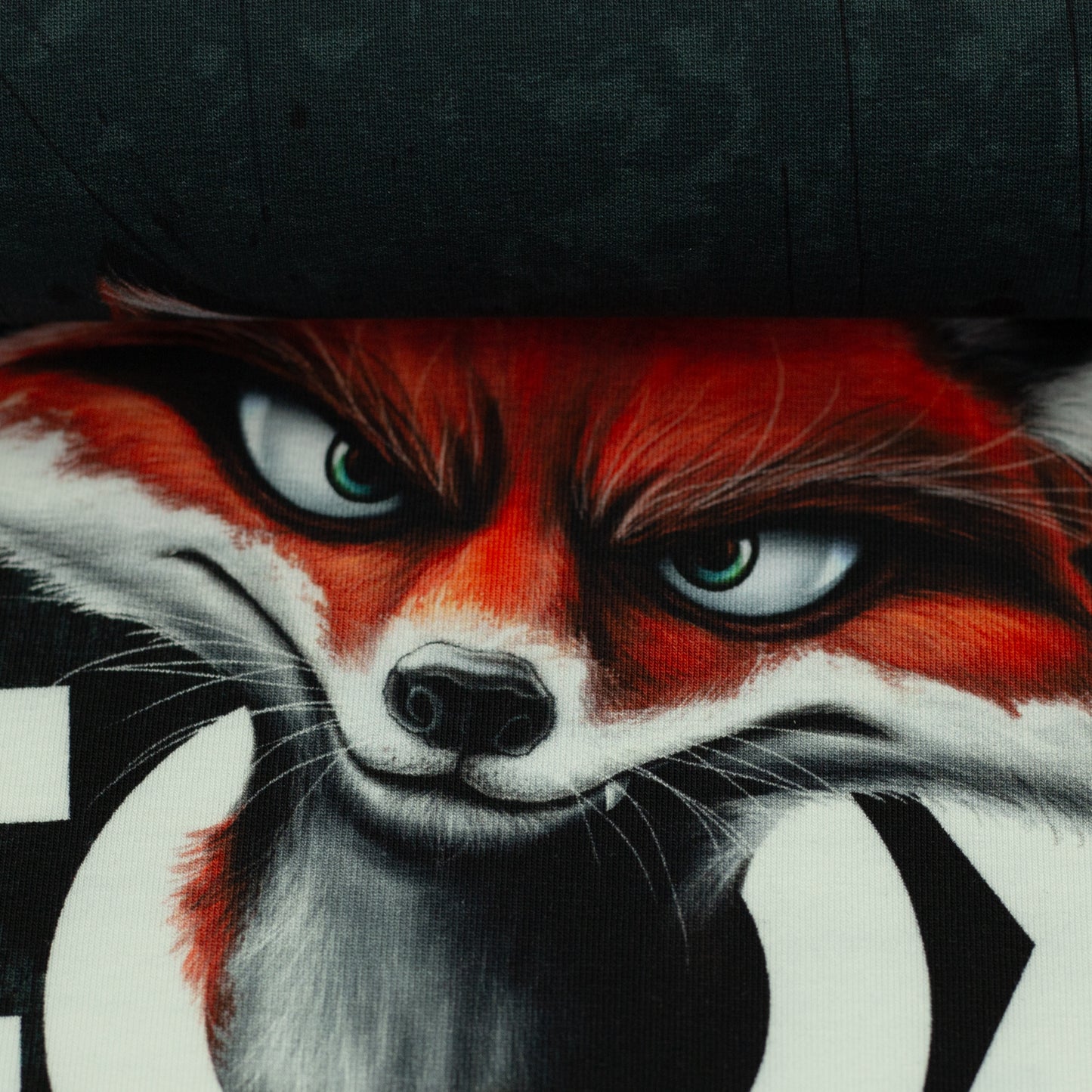 French Terry Panel – Fox Devils Wild by Thorsten Berger