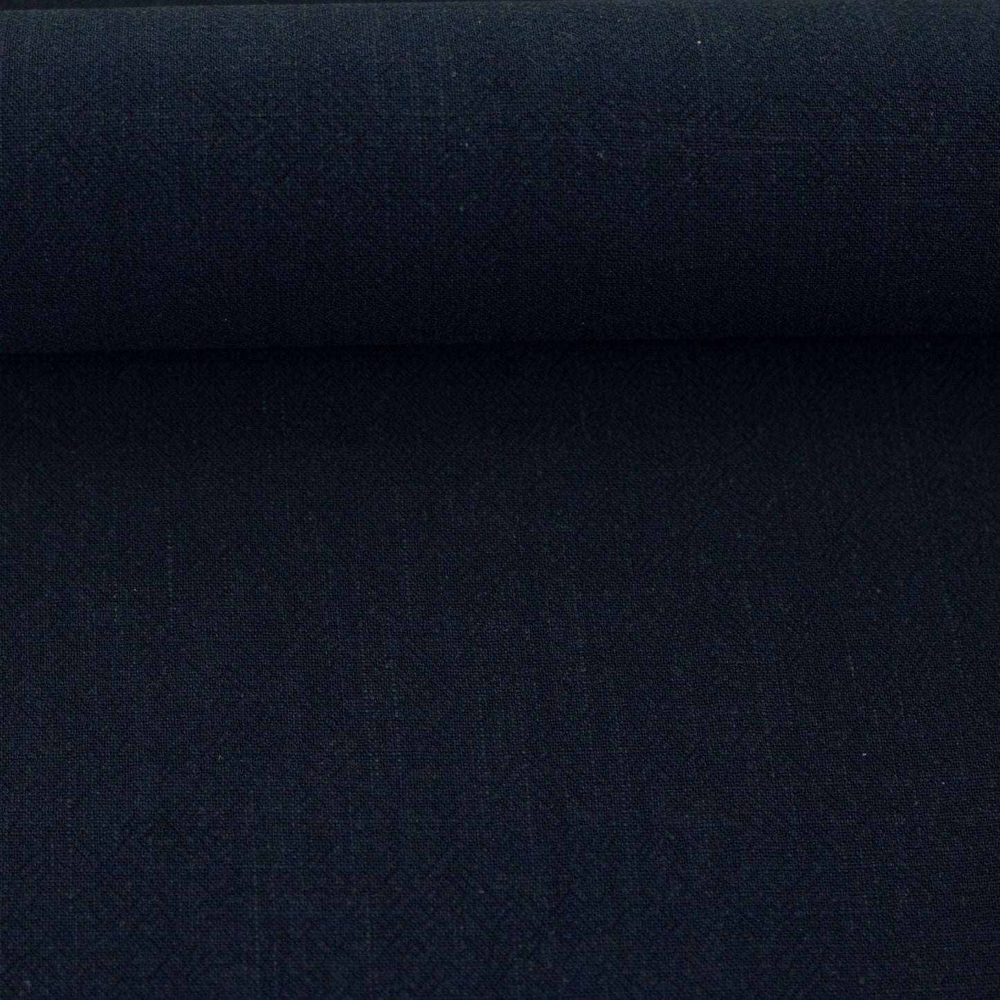 Viskose- Leinen-Dunkelblau