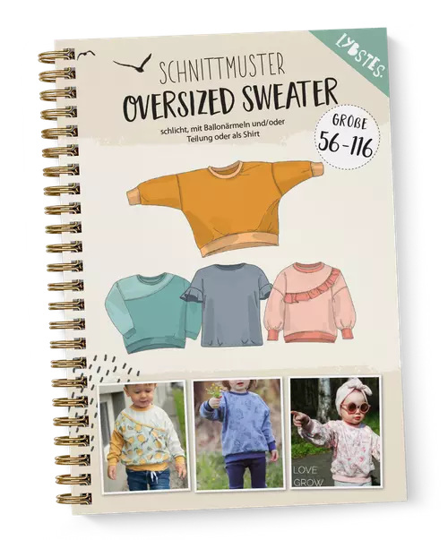 OVERSIZED SWEATER von Lybstes (Gr.56-116)