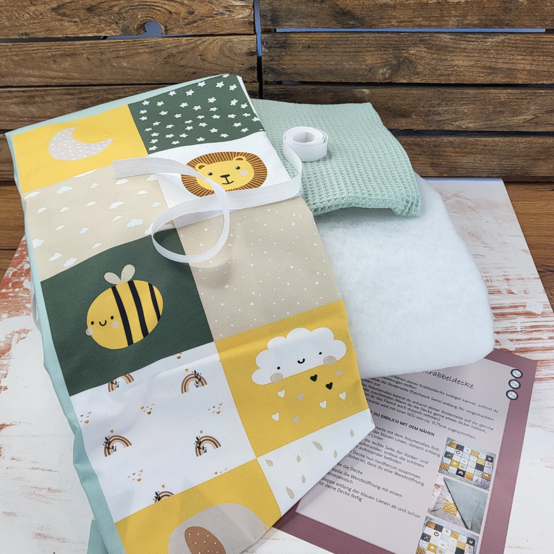 Nähpaket Webware, Krabbeldecke