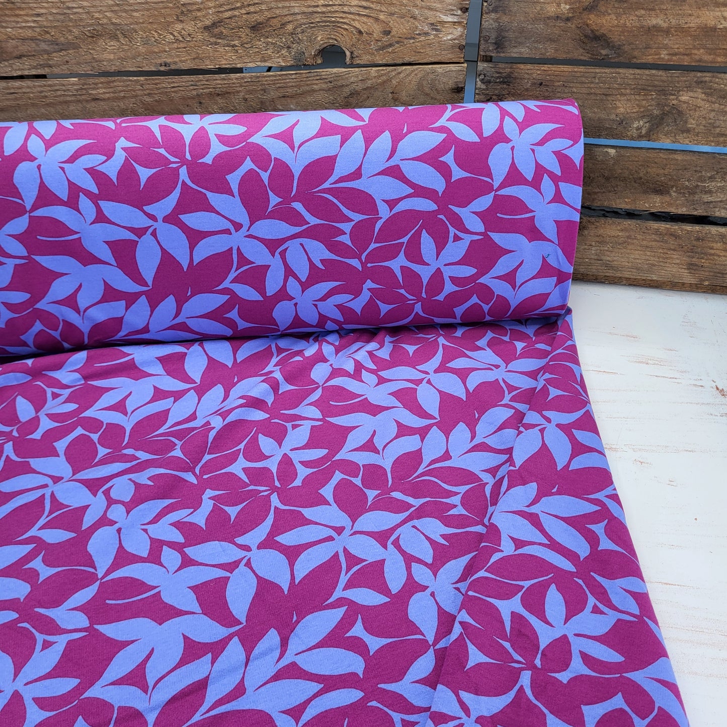 Sweat "Blume" lila