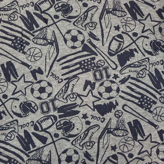 Sweat "Sports" Grau melange