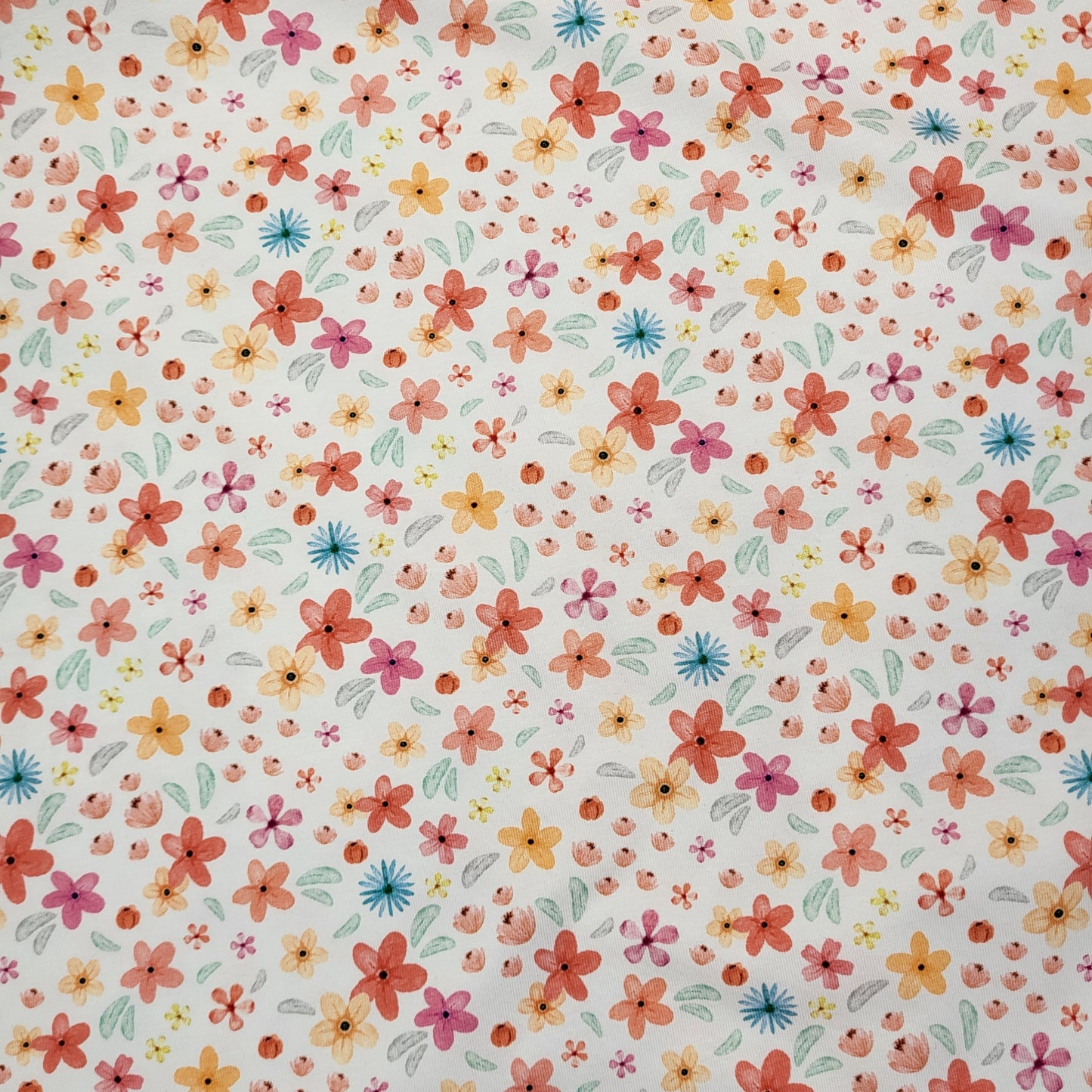 Bio- Jersey Druck "Blumen"