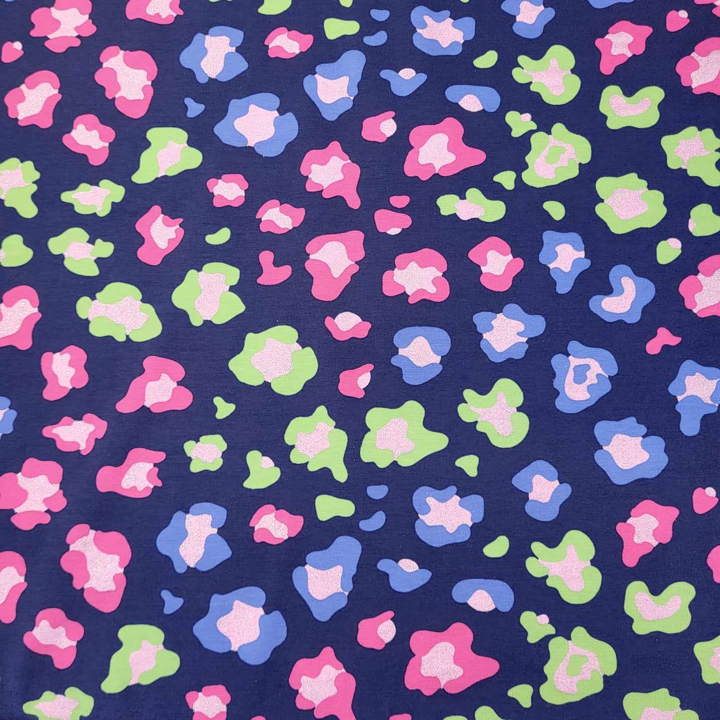 Jersey "Animal Skin" blau