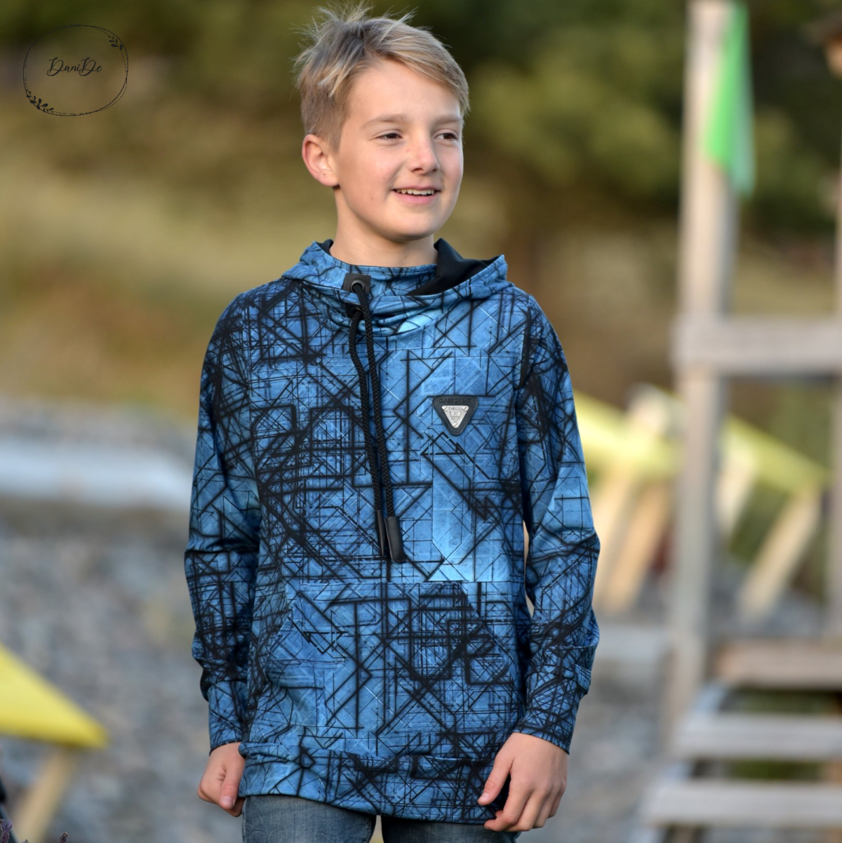"X-te Hoodie" für Kinder von Fadenkäfer