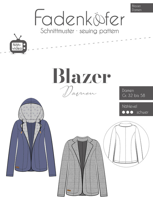 "Blazer" für Damen von Fadenkäfer