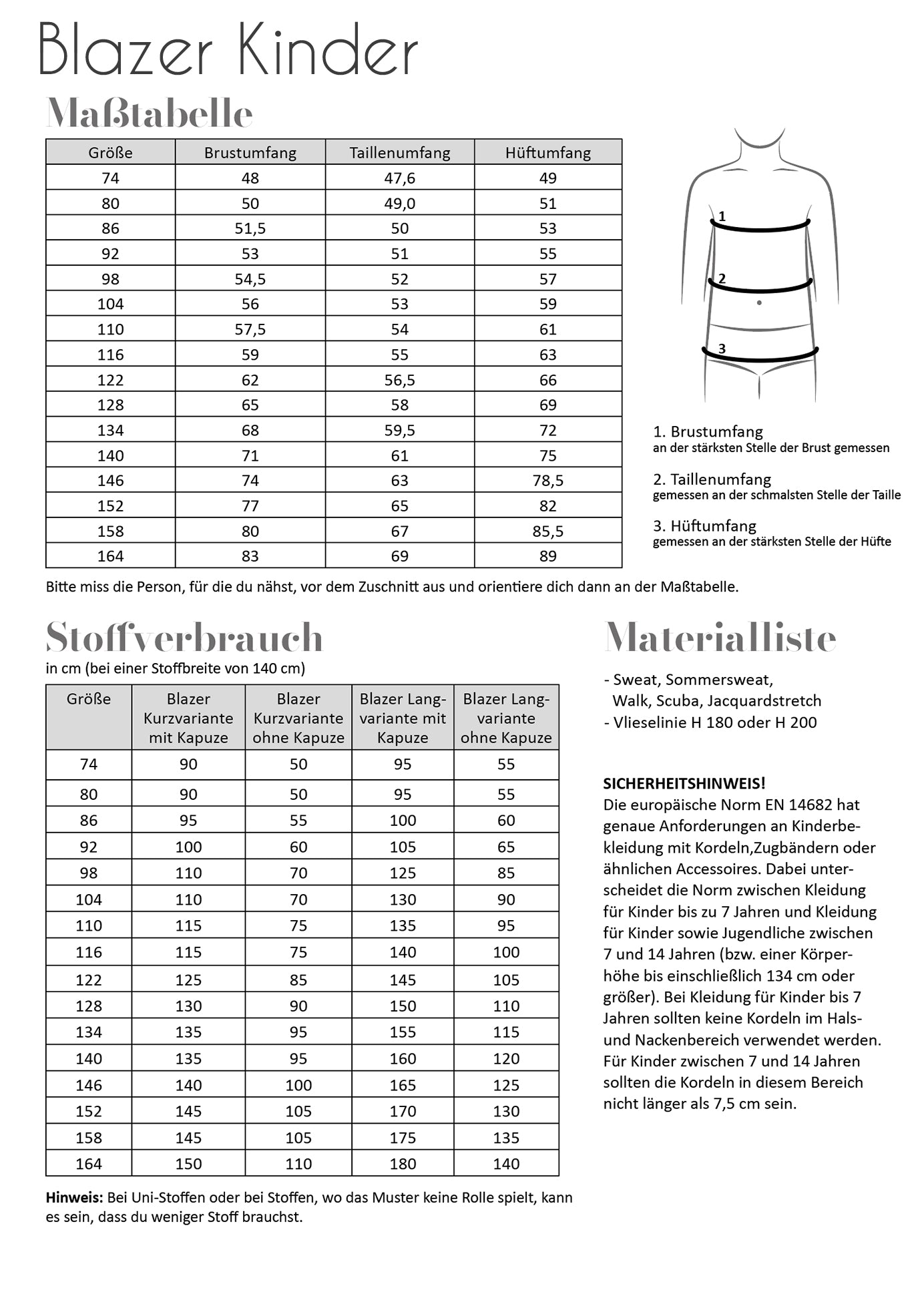 "Blazer" für Kinder von Fadenkäfer