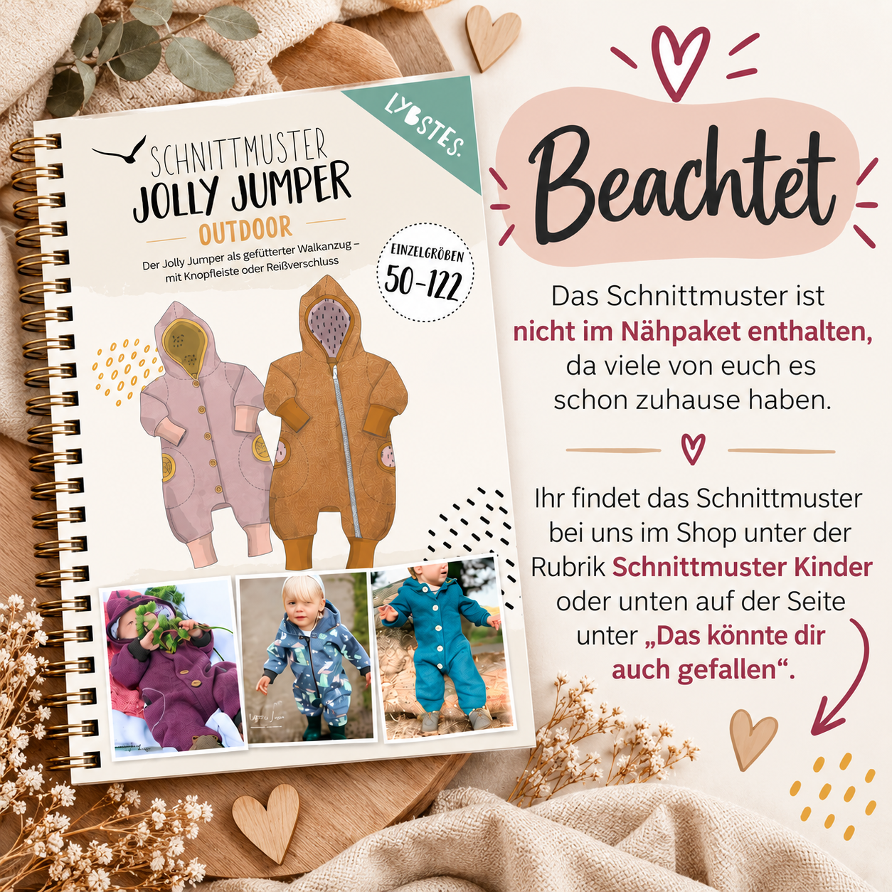 Nähpaket - Overall "Jolly Jumper"