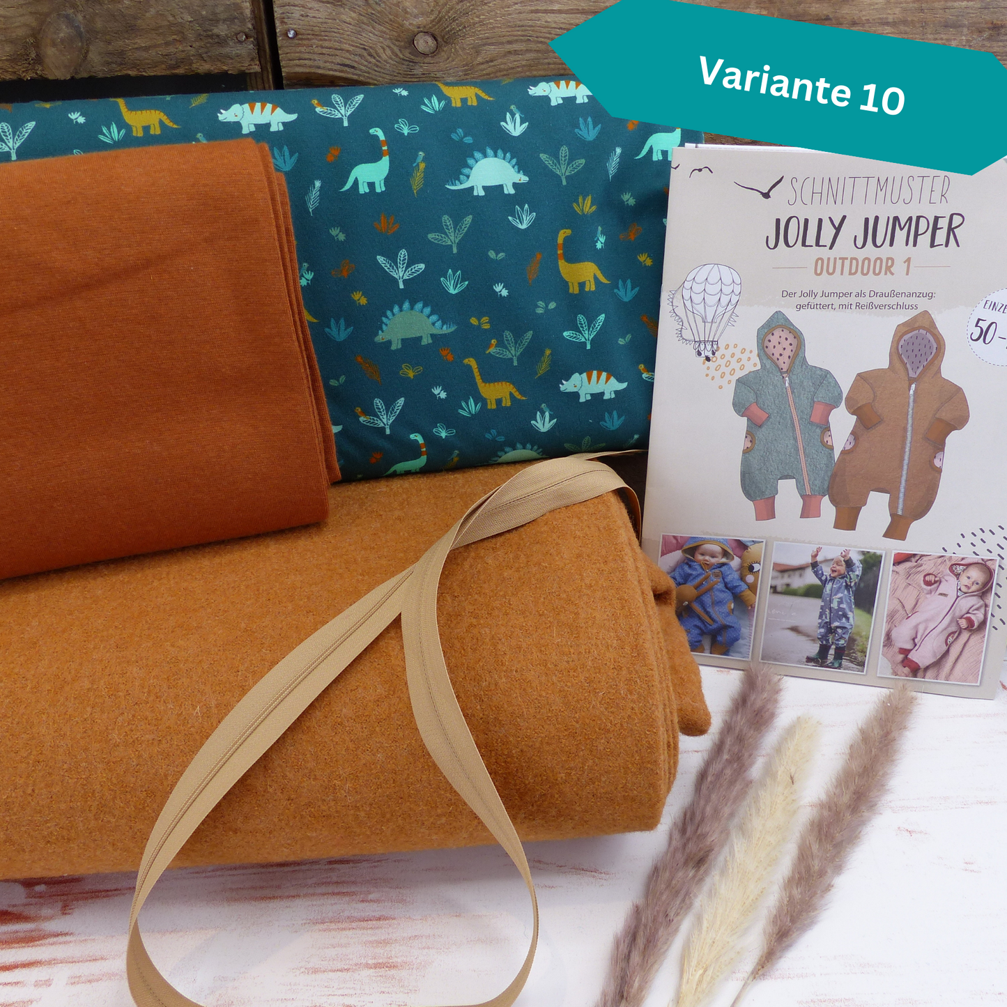 Nähpaket - Overall "Jolly Jumper" ohne Schnittmuster