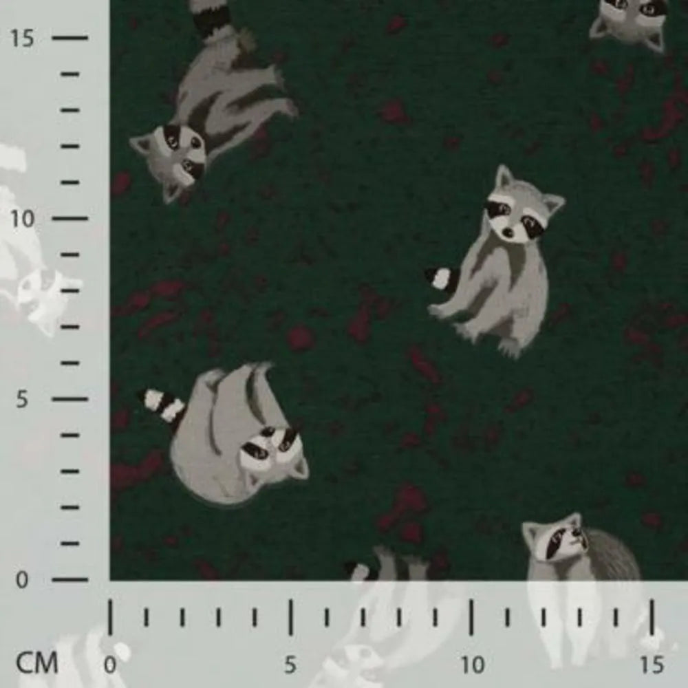 Jersey Druck "Waschbär" Army