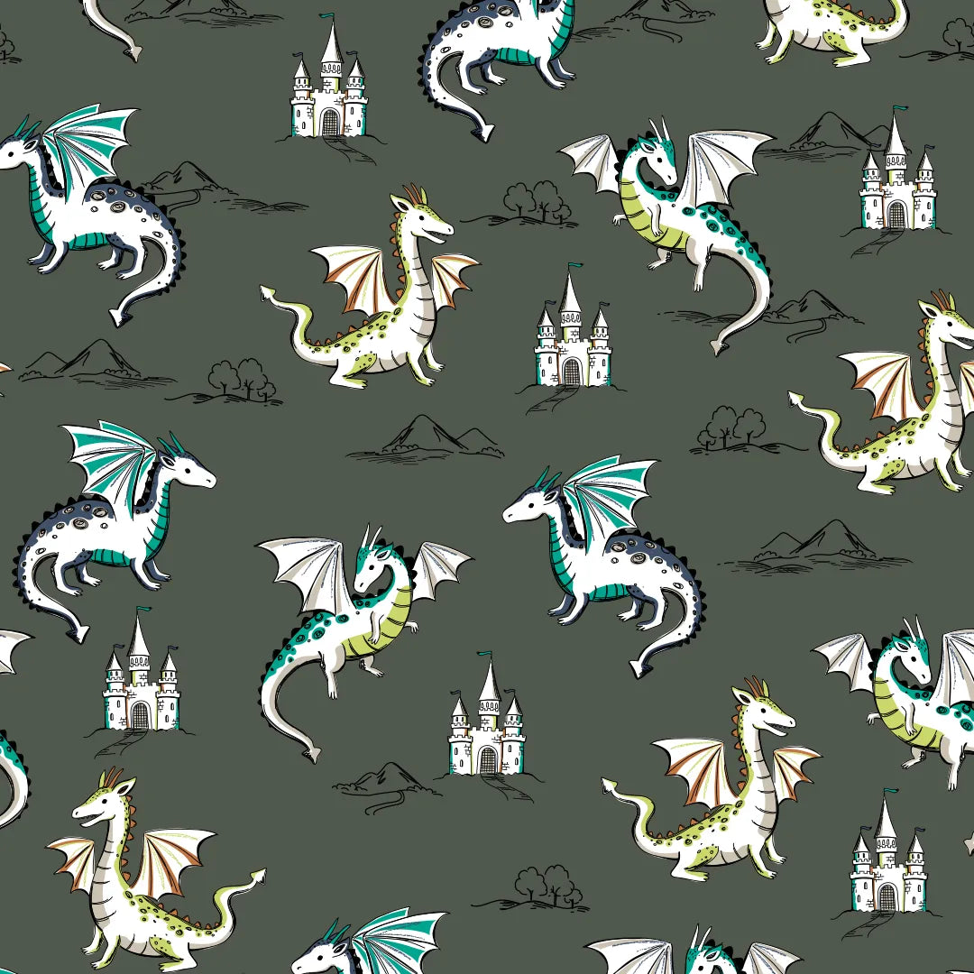 French Terry "Drachen "