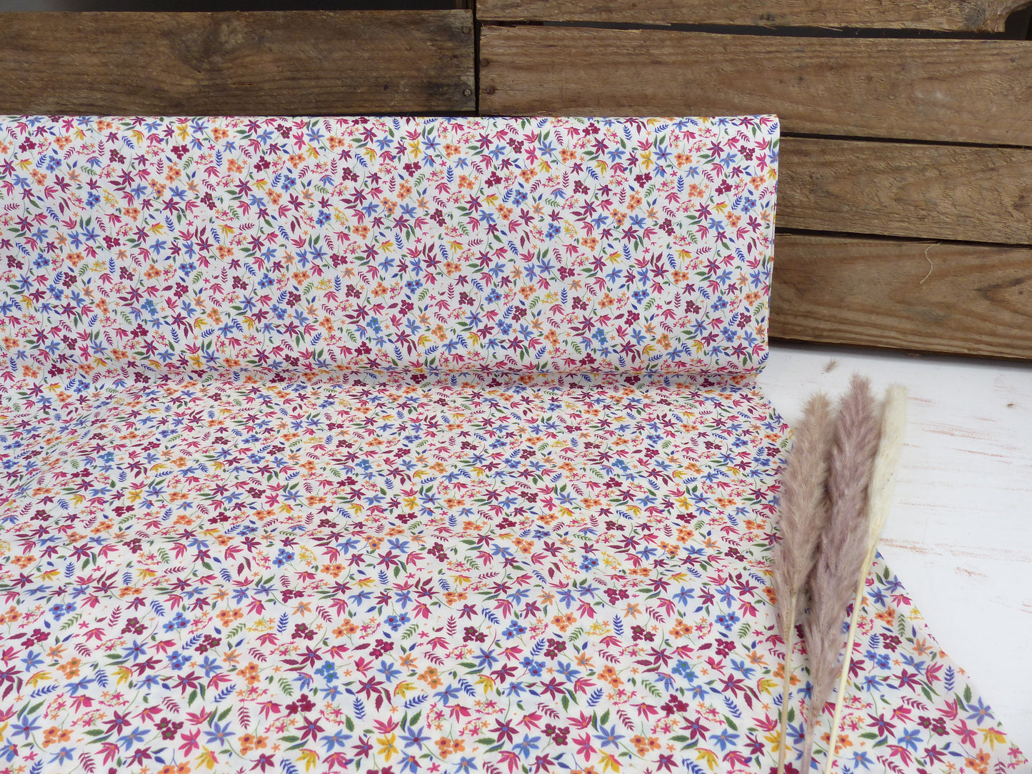 Baumwolle, Webware, Flowerpower