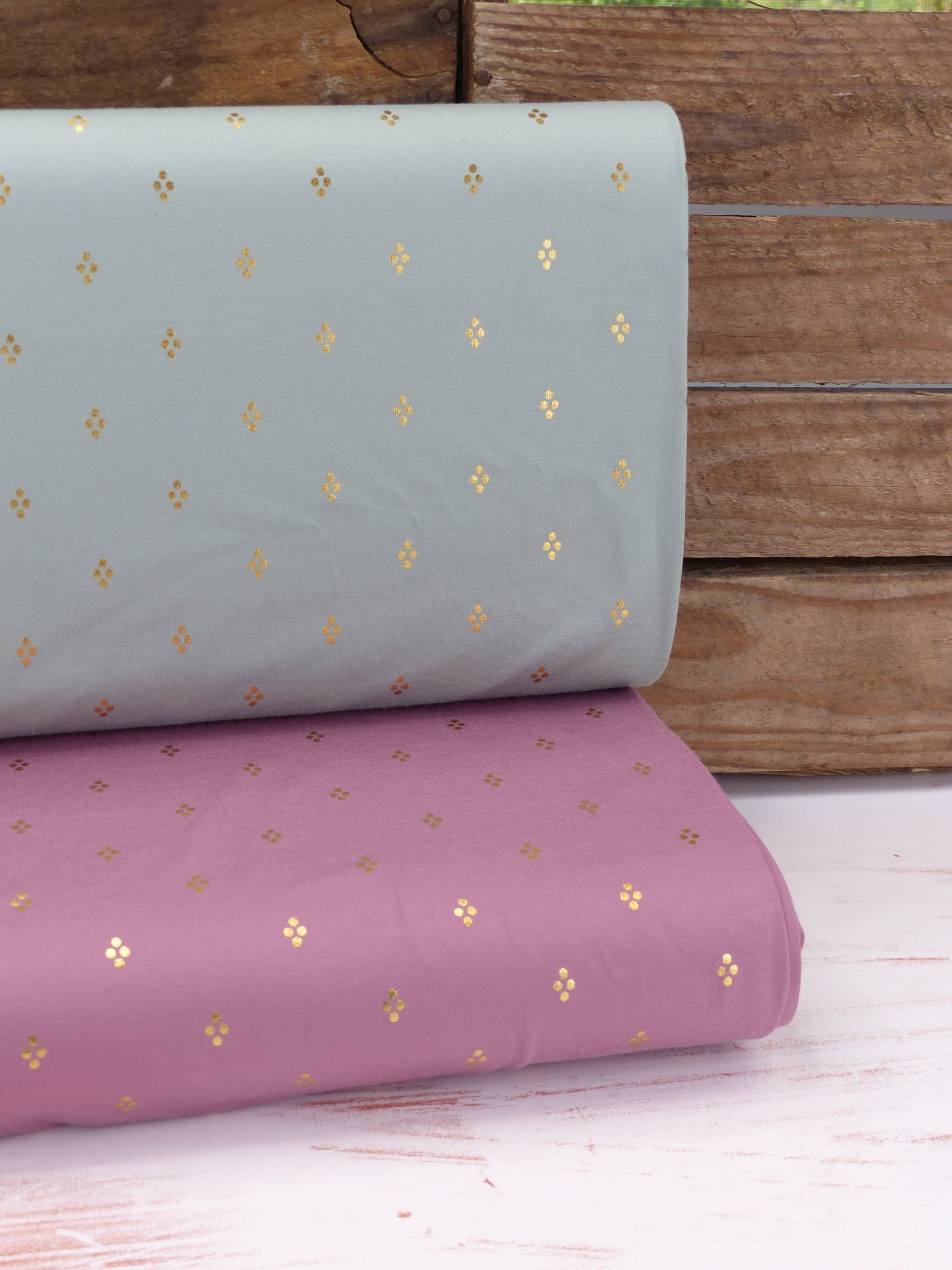 Jersey Druck "Dots gold"