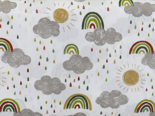 Baumwolle, Webware "Regenbogen"