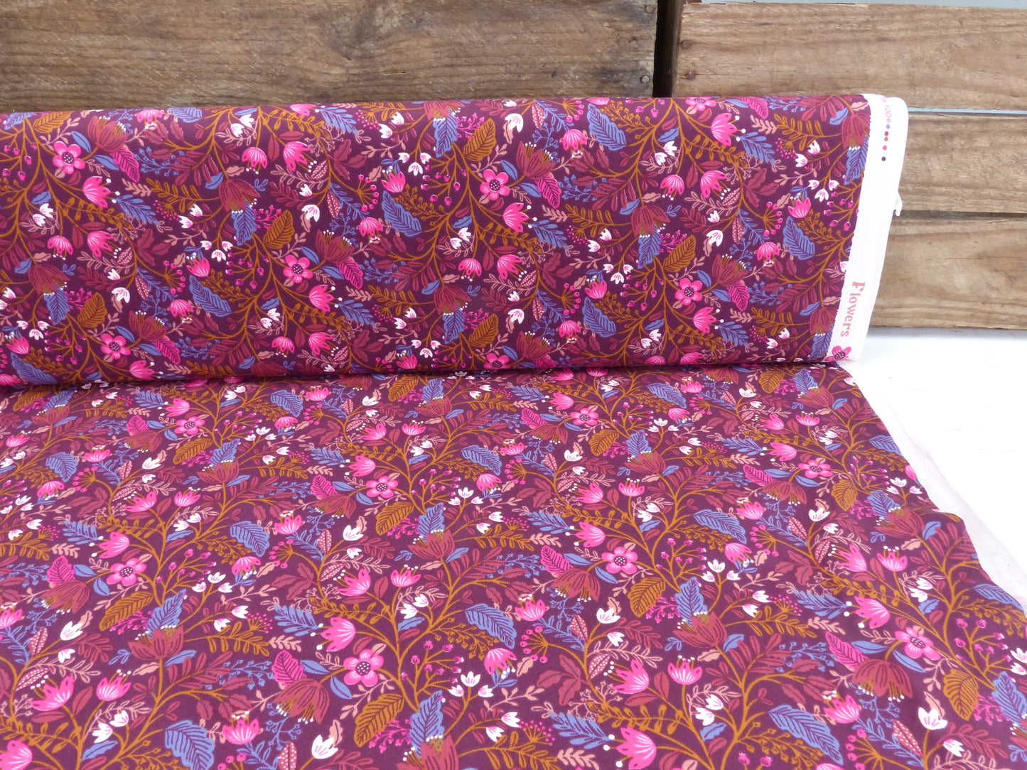 Jersey Druck "Blumen"