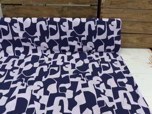 Viskose "Abstrakt" Marine