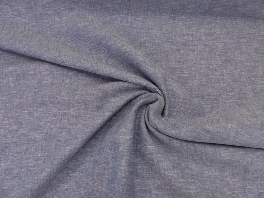Leinen- meliert blau