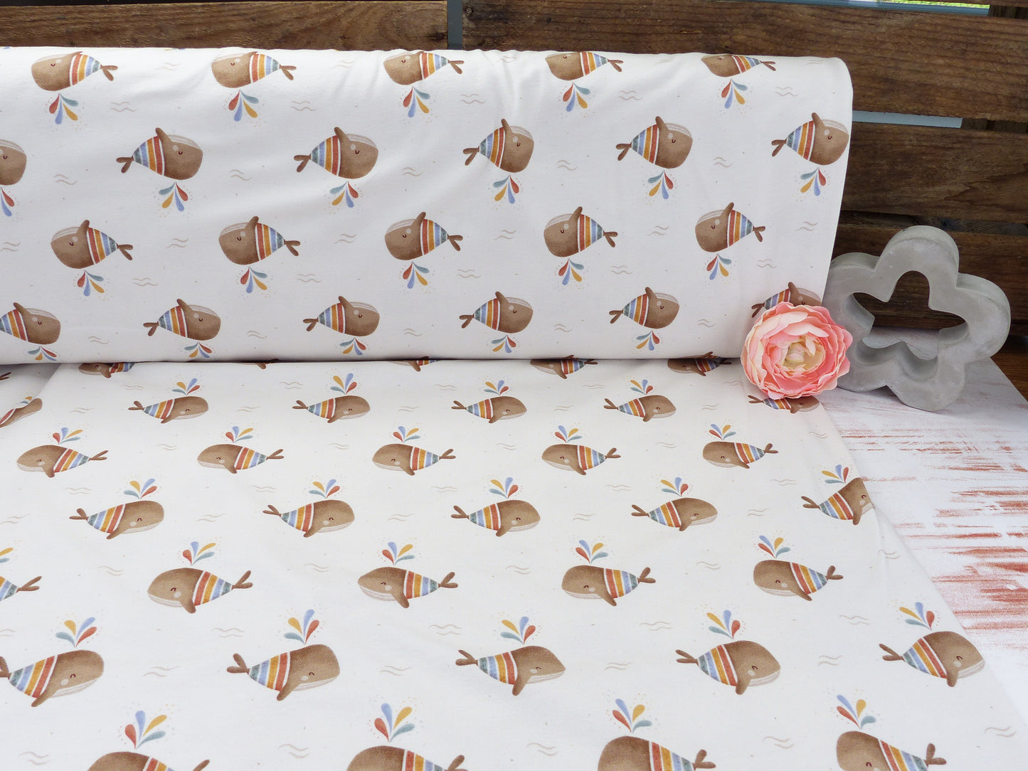 Jersey-"Regenbogen- Wal"