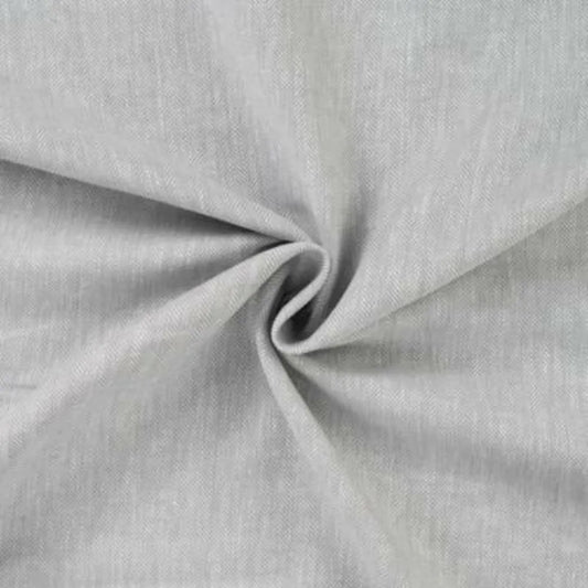 Leinen- Fischgrätenmuster Silver