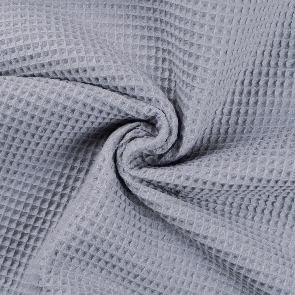 Waffelpique, Dusty Blue