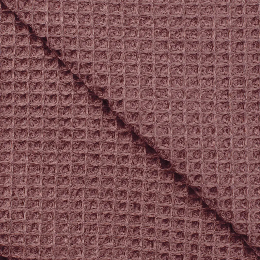 Waffelpique, mauve