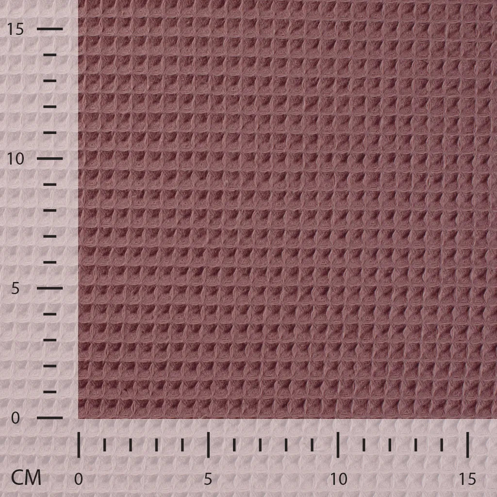 Waffelpique, mauve