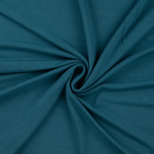 Bambusjersey- Petrol