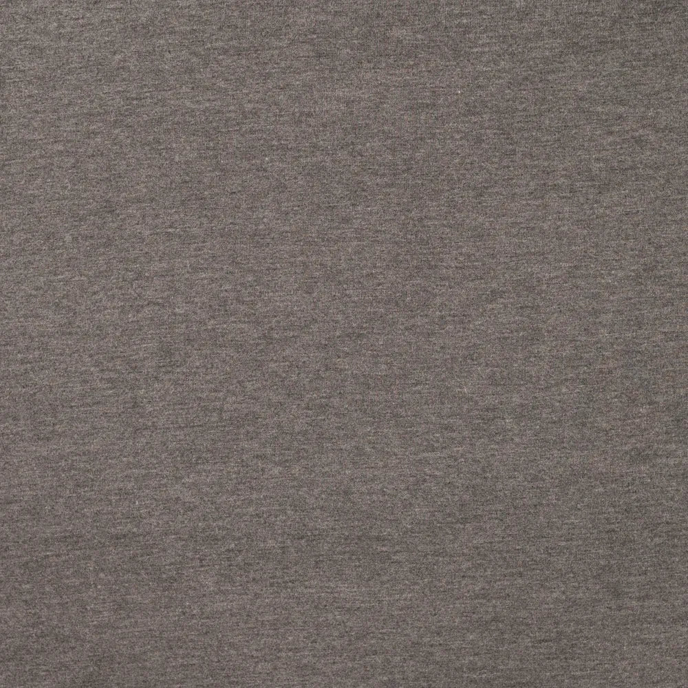 Bambusjersey- Dunkelgrau meliert