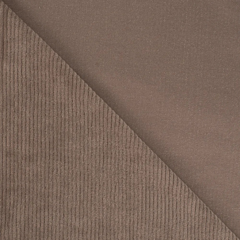 Cord- Jersey- Taupe
