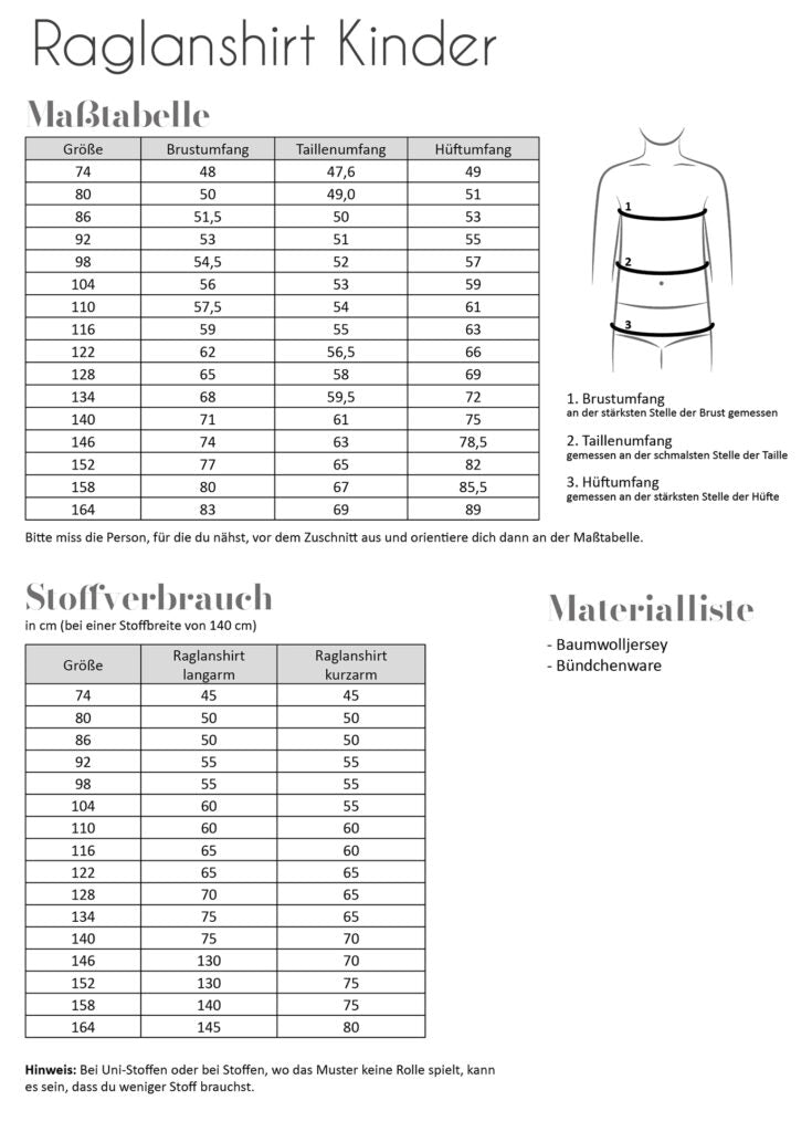 "Raglanshirt" für Kinder von Fadenkäfer