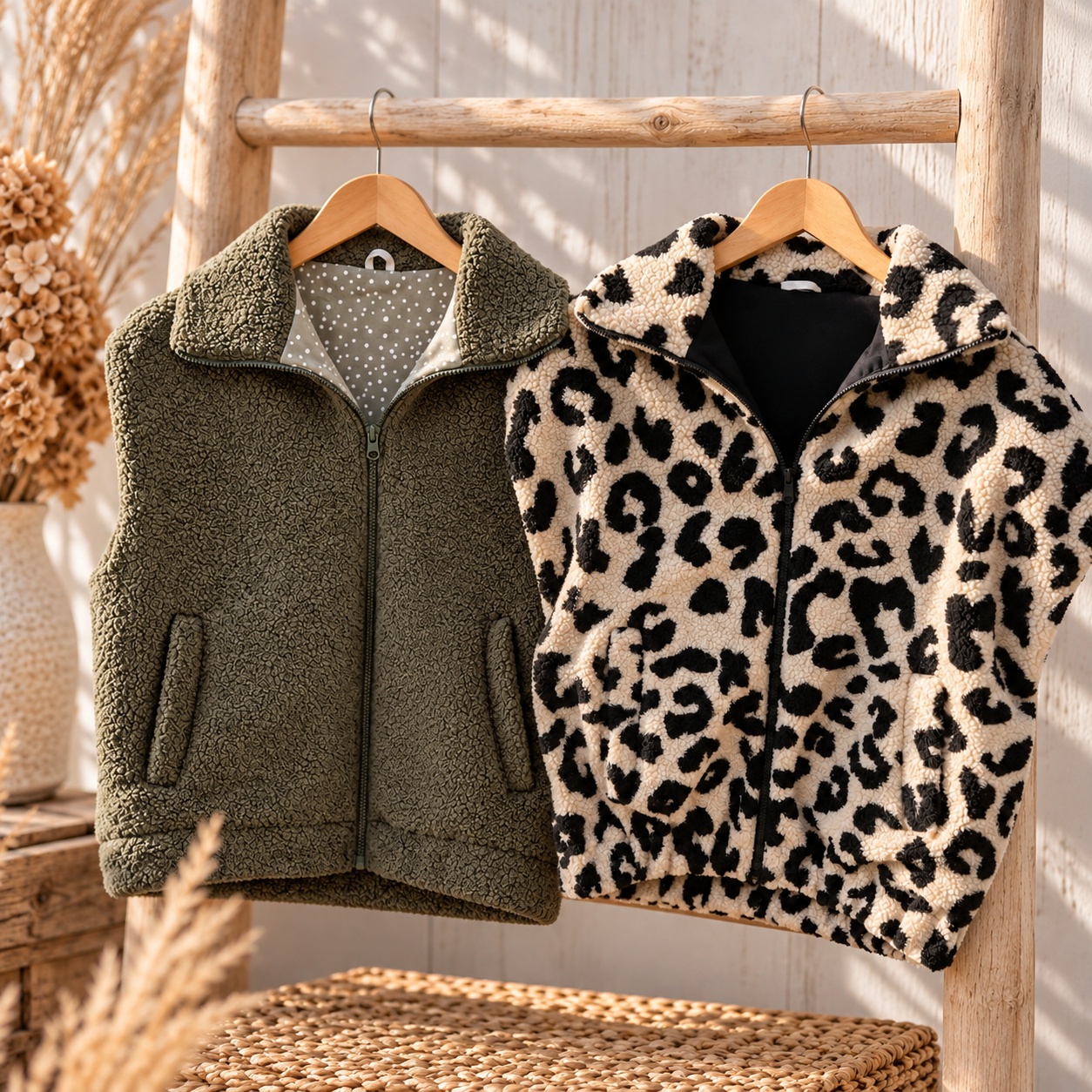 Nähpaket "Weste" mit Teddyfleece