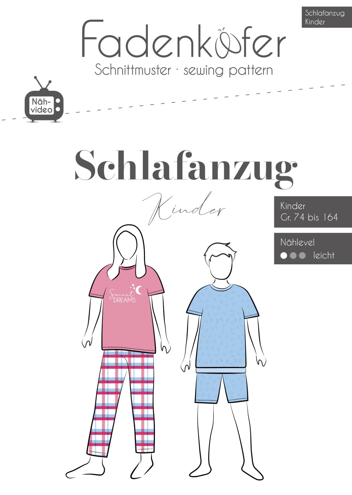 "Schlafanzug" für Kinder von Fadenkäfer