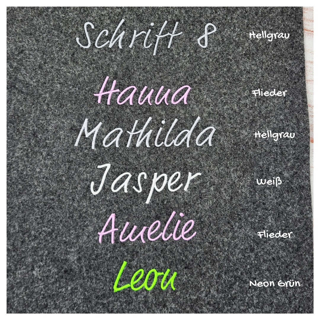 Gotteslobhülle-Name mit Fisch
