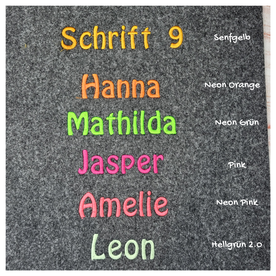 Gotteslobhülle-Name mit Fisch