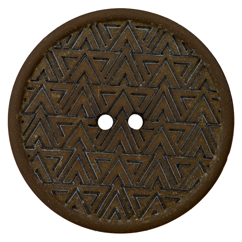 Hanf/Polyesterknopf Recycelt, 28mm