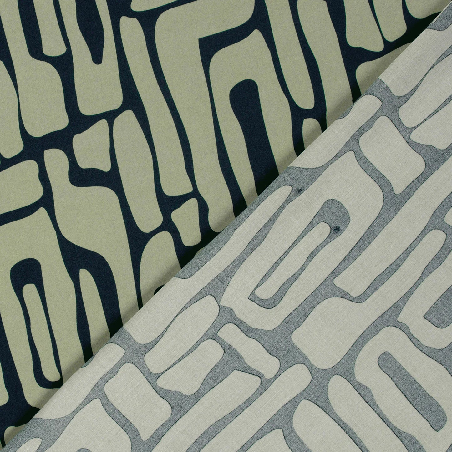 Viskose "Abstrakt" Olive