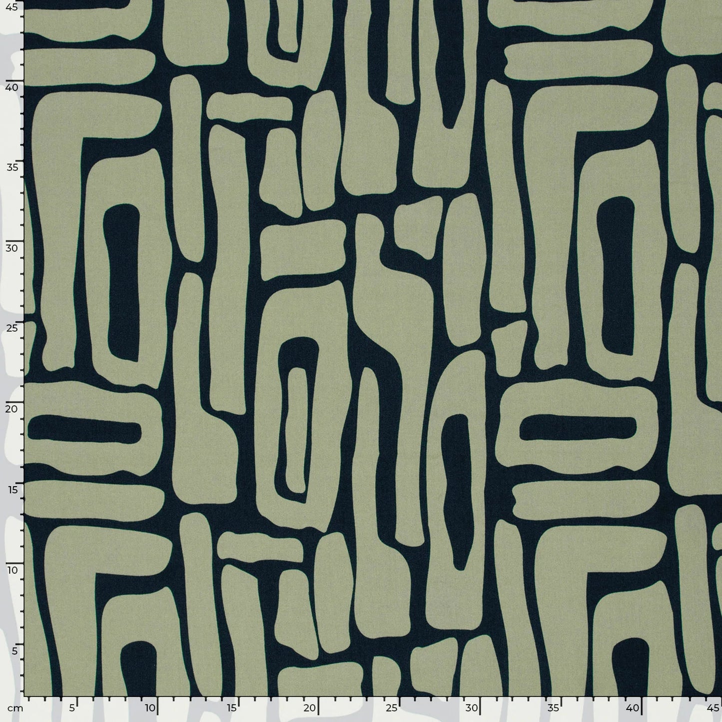Viskose "Abstrakt" Olive