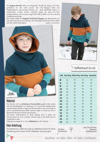 "Jungen-Hoodie 2.0" von AnniNanni